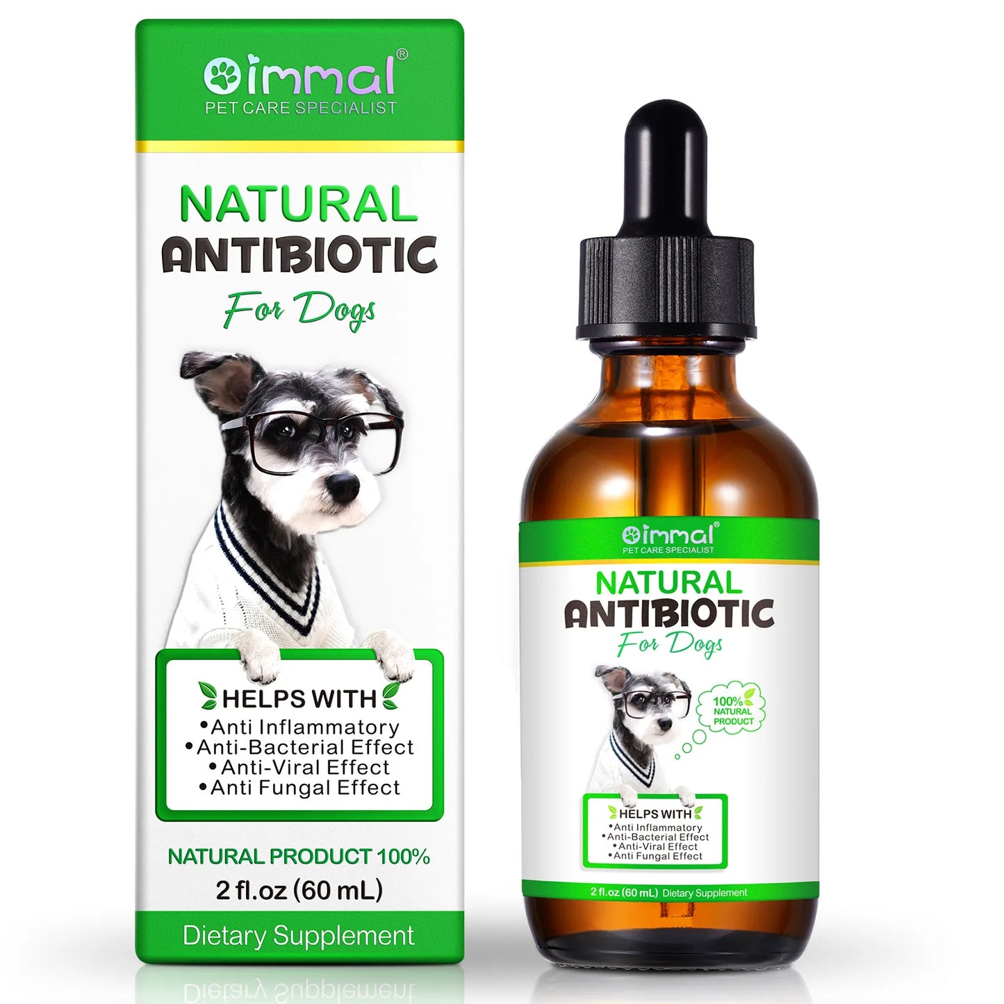 Natural Antibiotics for Dogs Support Allergy Relief Itch Relief with Multivitamin Help Anti Inflammatory Bacterial Viral Fungal